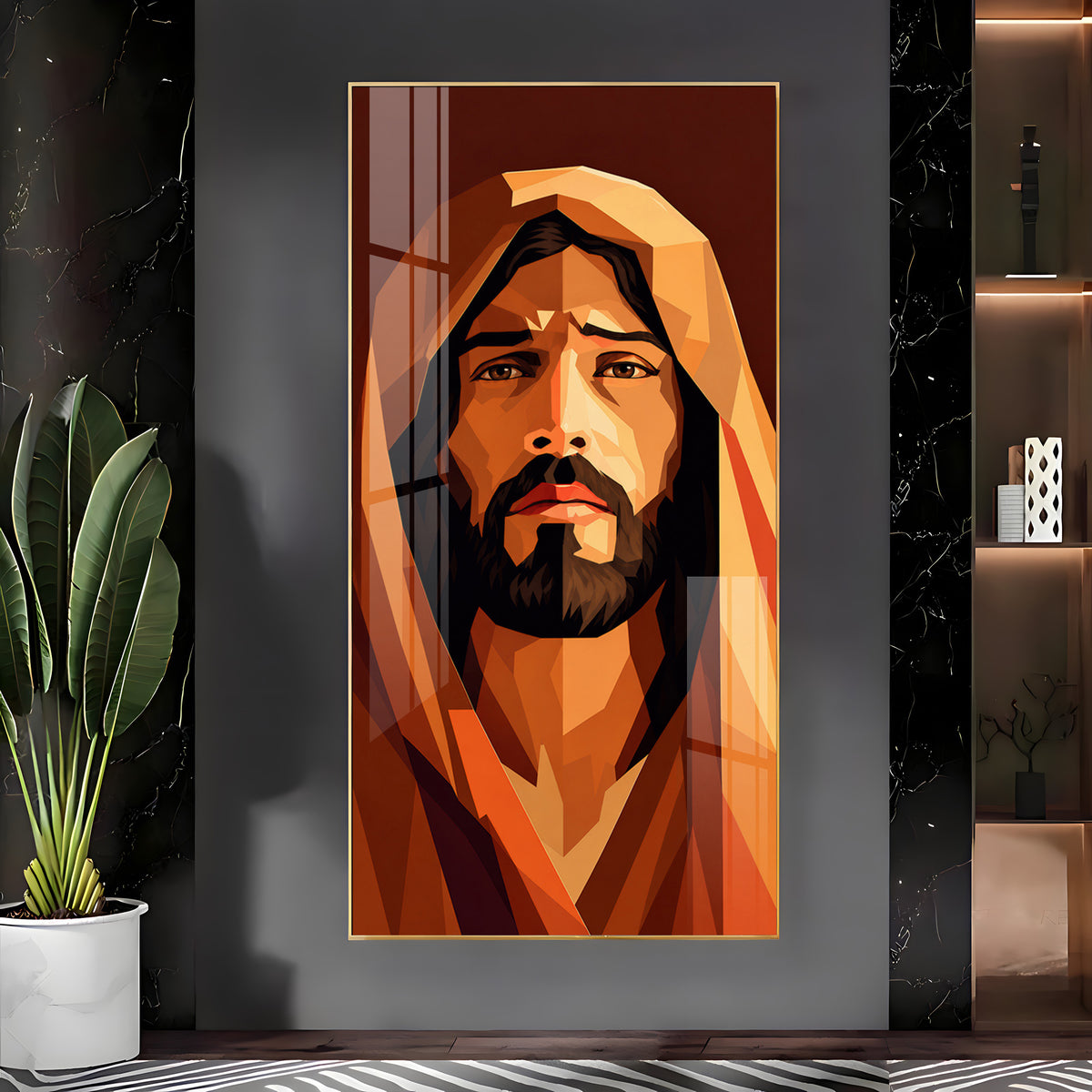 Jesus Christ Serenity Premium Acrylic Wall Art