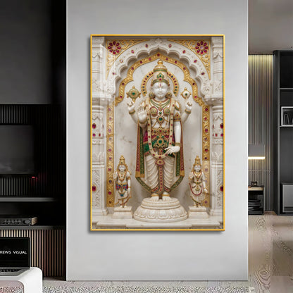 Spiritual Hindu Lord Premium Acrylic Vertical Wall Art