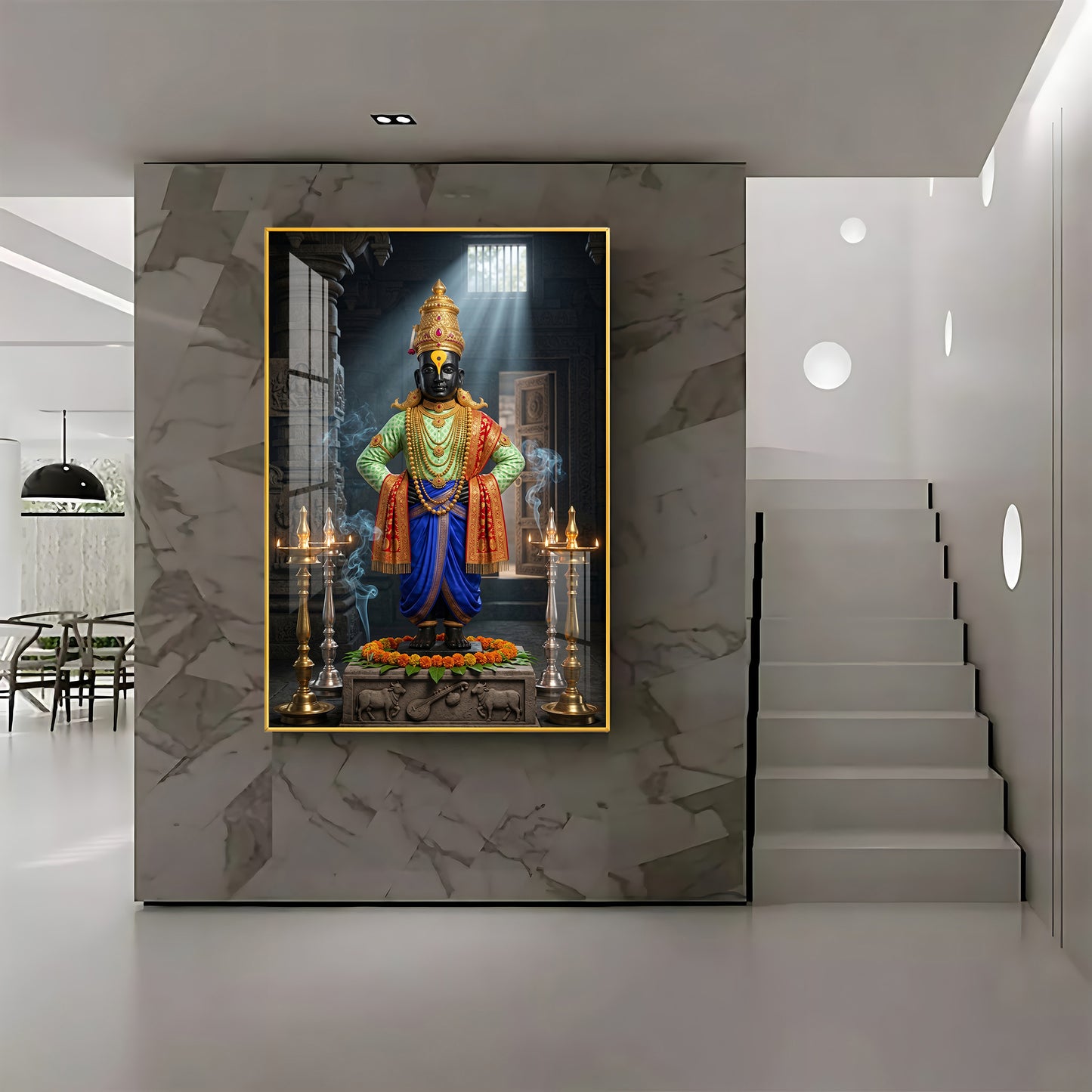 Lord Panduranga Premium Acrylic Vertical Wall Art