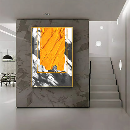 Vivid Strokes Of Sunshine Premium Acrylic Vertical Wall Art