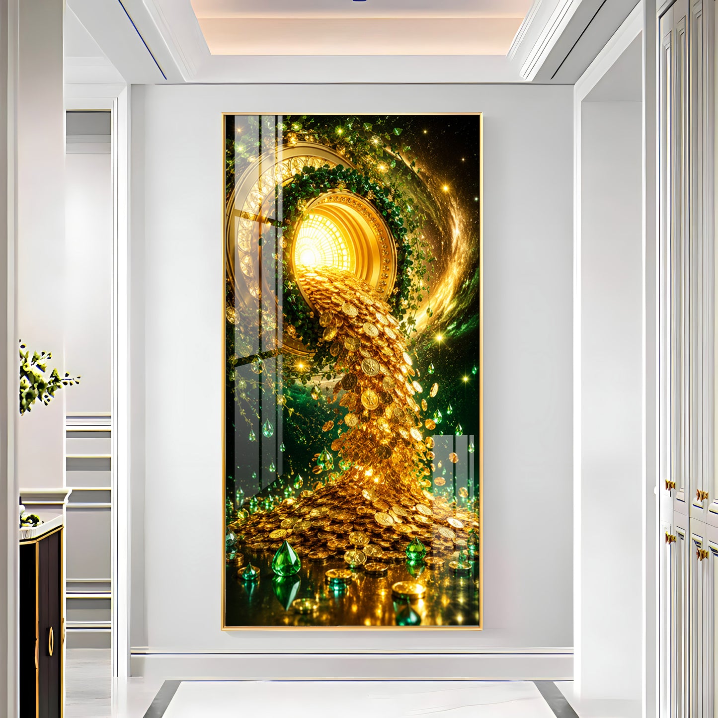 Portal Of Wealth Premium Acrylic Vertical Wall Art