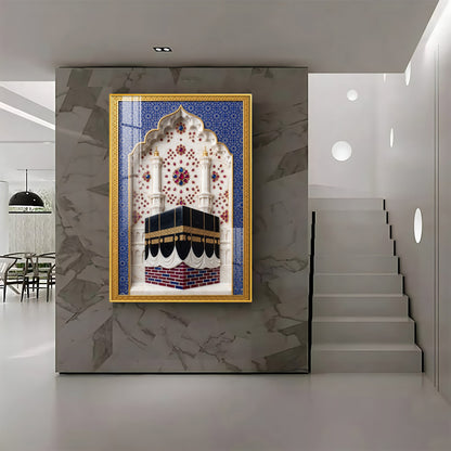 Holy Kaaba In Makkah Premium Acrylic Vertical Wall Art