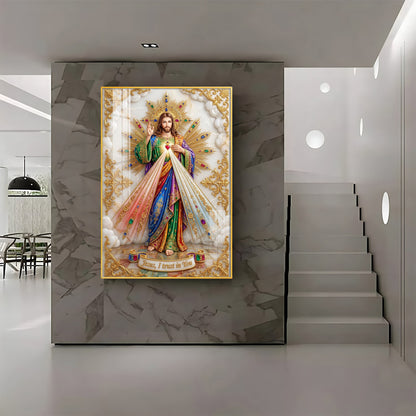 Divine Mercy Of Jesus Premium Acrylic Vertical Wall Art