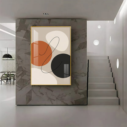 Circle Symphony Premium Acrylic Vertical Wall Art