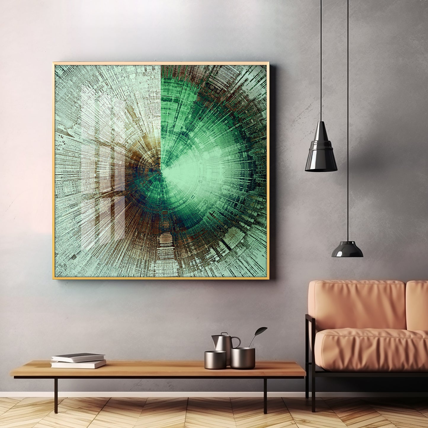 Sphere of Serenity Premium Acrylic Square Wall Art