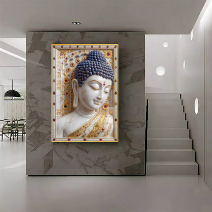 Divine Serenity Buddha Premium Acrylic Vertical Wall Art