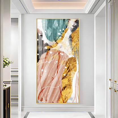 Abstract Aura Premium Acrylic Vertical Wall Art