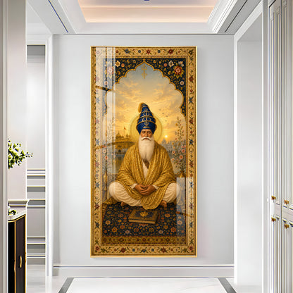 Divine Guru Ram Das Ji Premium Acrylic Vertical Wall Art