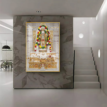 Divine Ram Lalla Premium Acrylic Vertical Wall Art