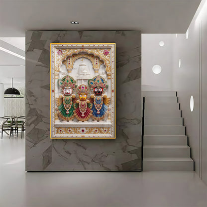 Lord Of Jagannath Puri Premium Acrylic Vertical Wall Art