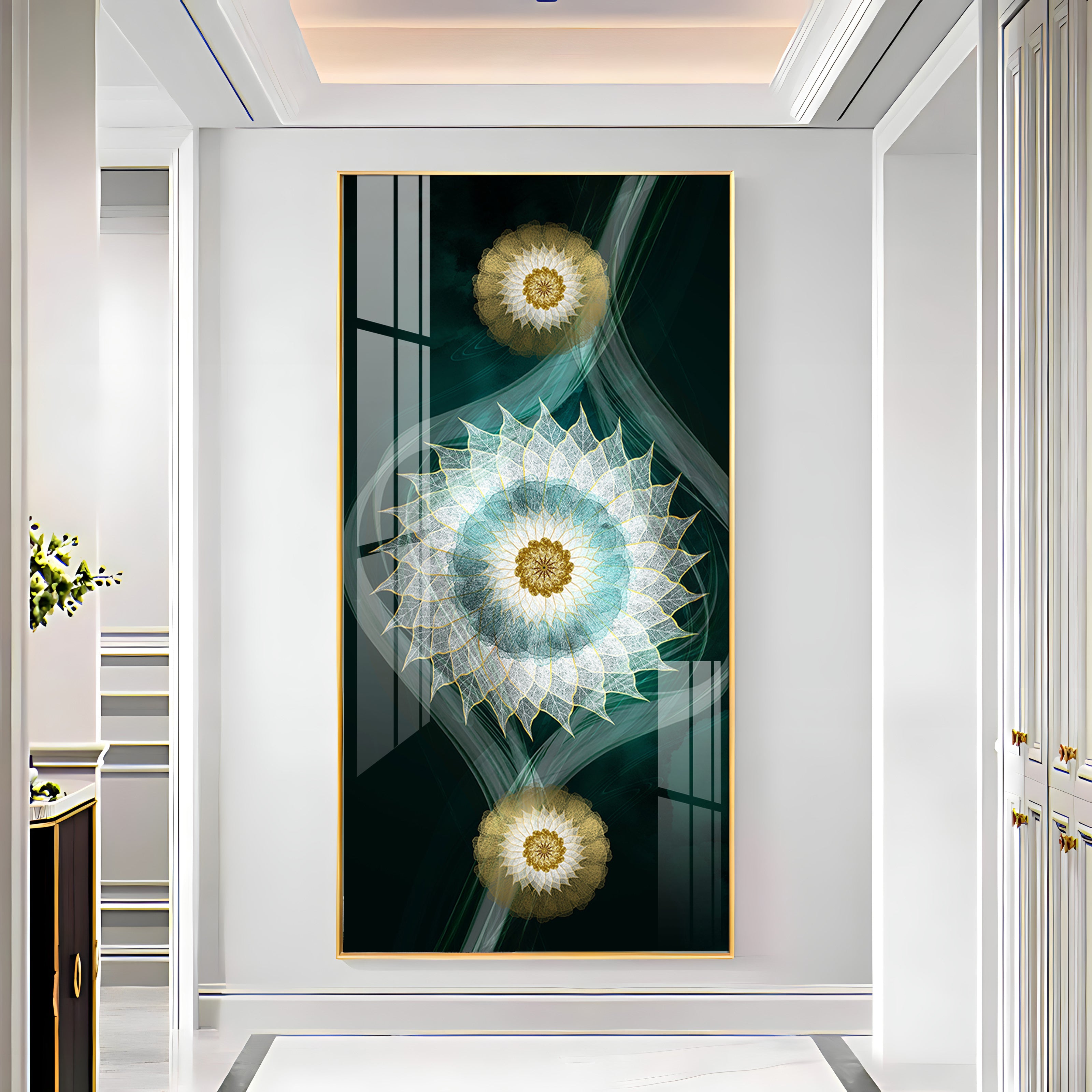 Evil Eye Theme Premium Acrylic Vertical Wall Art