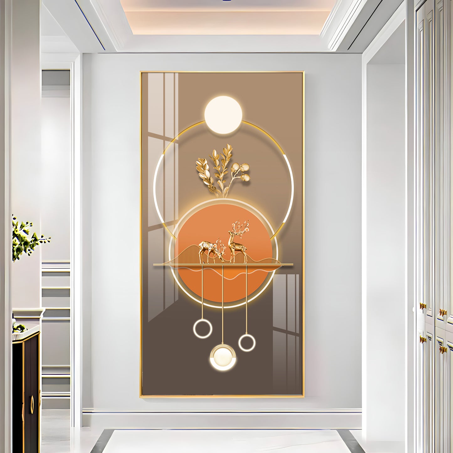 Majestic Mane Premium Acrylic Vertical Wall Art