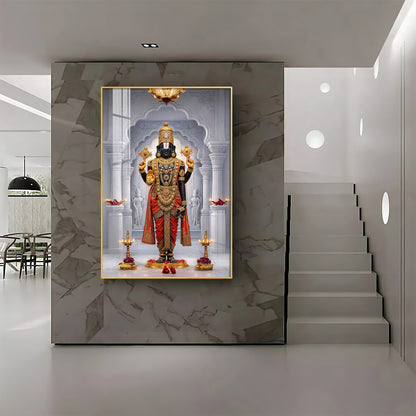 Lord Venkateswara Premium Acrylic Vertical Wall Art