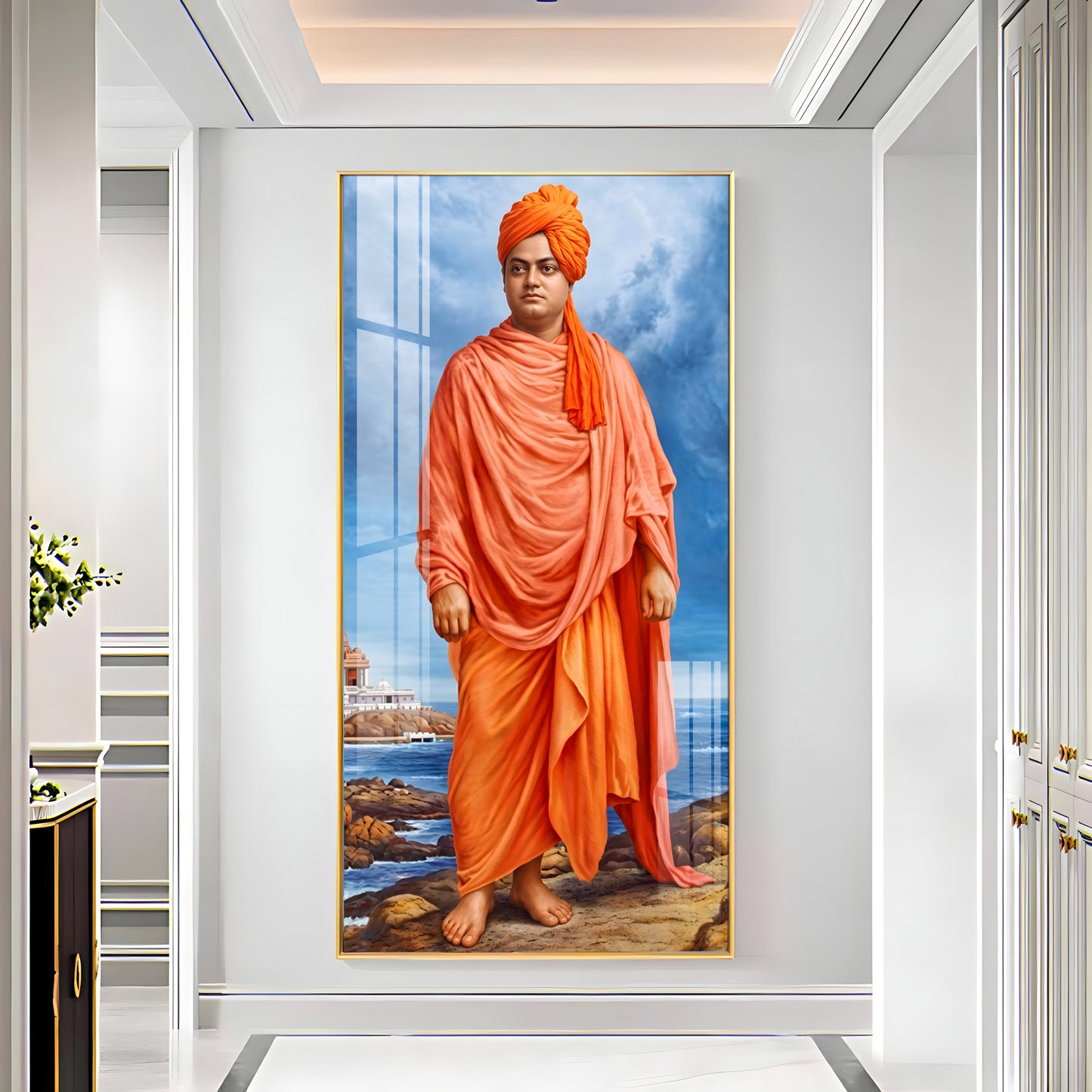 Swami Vivekananda Premium Acrylic Vertical Wall Art