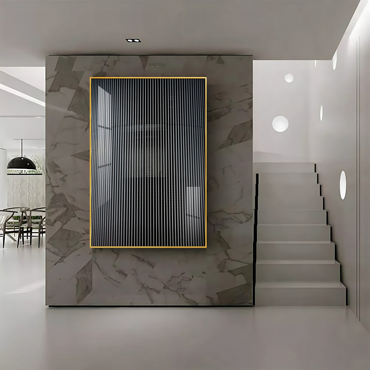 Grayscale Surface Premium Acrylic Vertical Wall Art