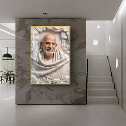 Neem Karoli Baba Ji Premium Acrylic Vertical Wall Art