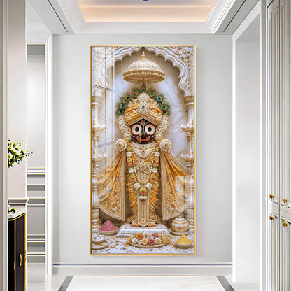Sacred Jagannath Premium Acrylic Vertical Wall Art