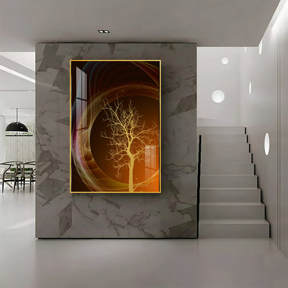 Bare Tree Premium Acrylic Vertical Wall Art