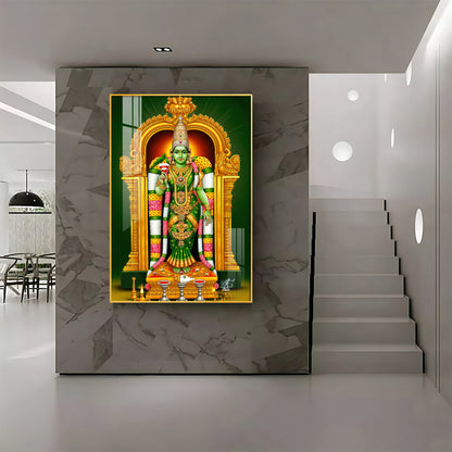 Shri Meenakshi Amma Premium Acrylic Vertical Wall Art