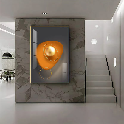 Abstract Geometry Piece Premium Acrylic Vertical Wall Art