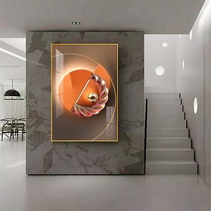 Abstract Geometry Premium Acrylic Vertical Wall Art