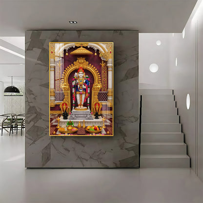 Palani Raja Lord Murugan Premium Acrylic Vertical Wall Art