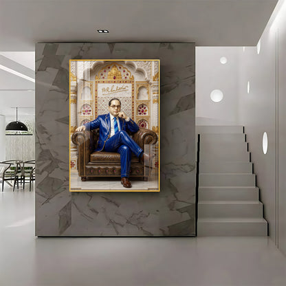 Dr. B.R. Ambedkar Premium Acrylic Vertical Wall Art