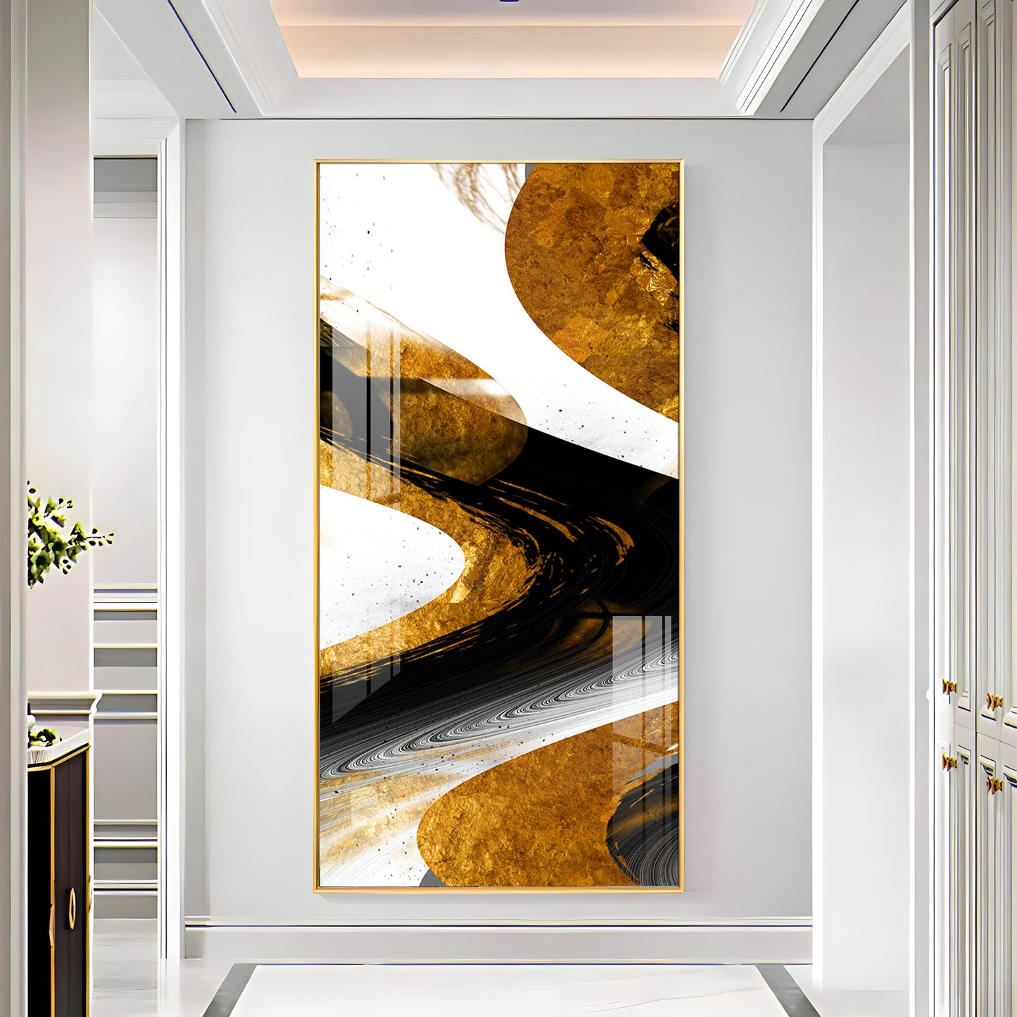 Modern Muse Canvas Premium Acrylic Vertical Wall Art