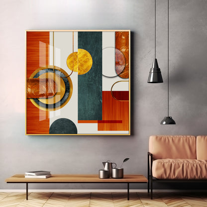 Modern Simple Style Premium Acrylic Square Wall Art