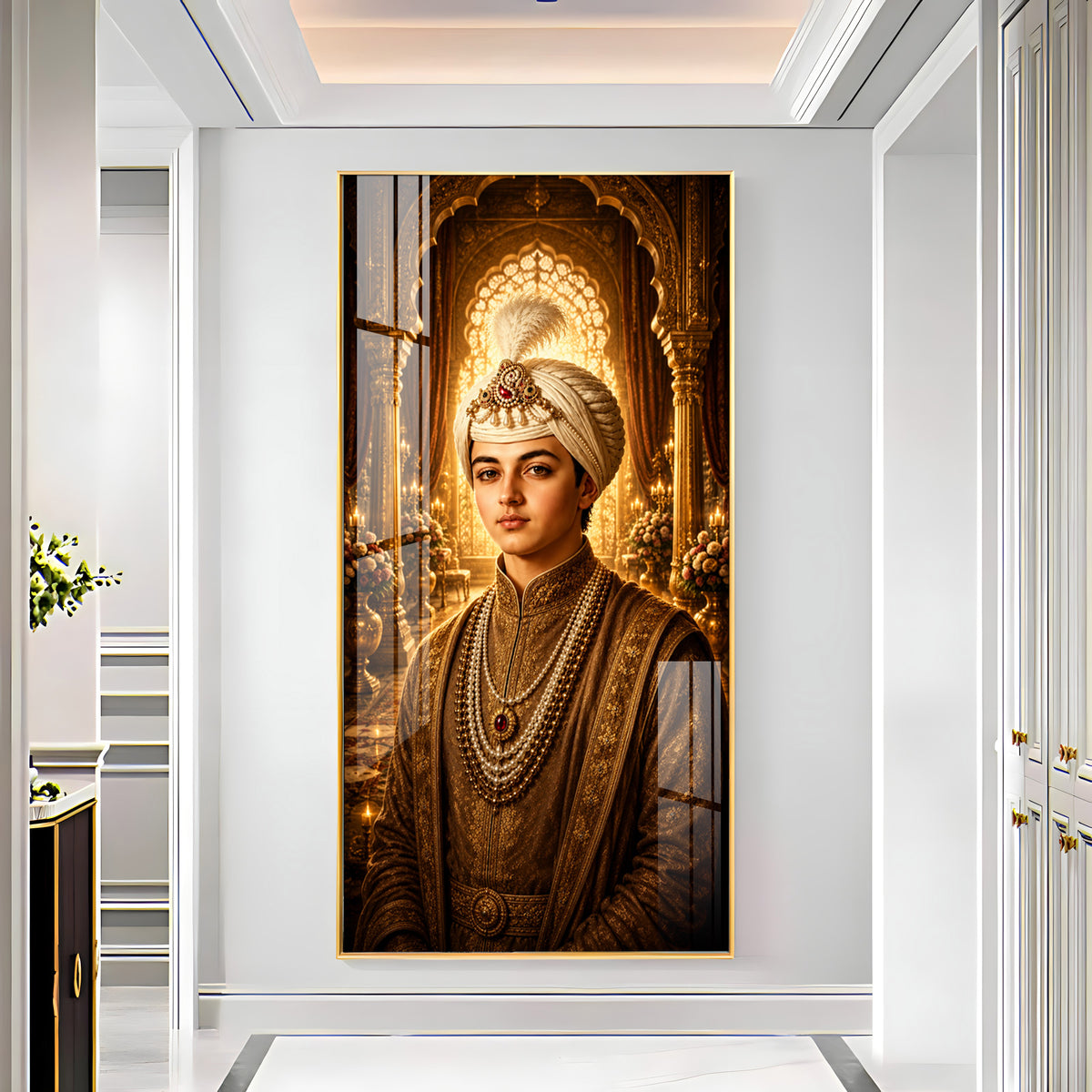 Sri Guru Harkrishan Sahib Ji Premium Acrylic Vertical Wall Art