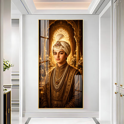Sri Guru Harkrishan Sahib Ji Premium Acrylic Vertical Wall Art