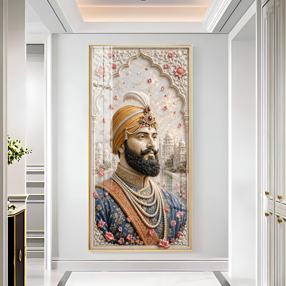 Sri Guru Gobind Singh Ji Premium Acrylic Vertical Wall Art