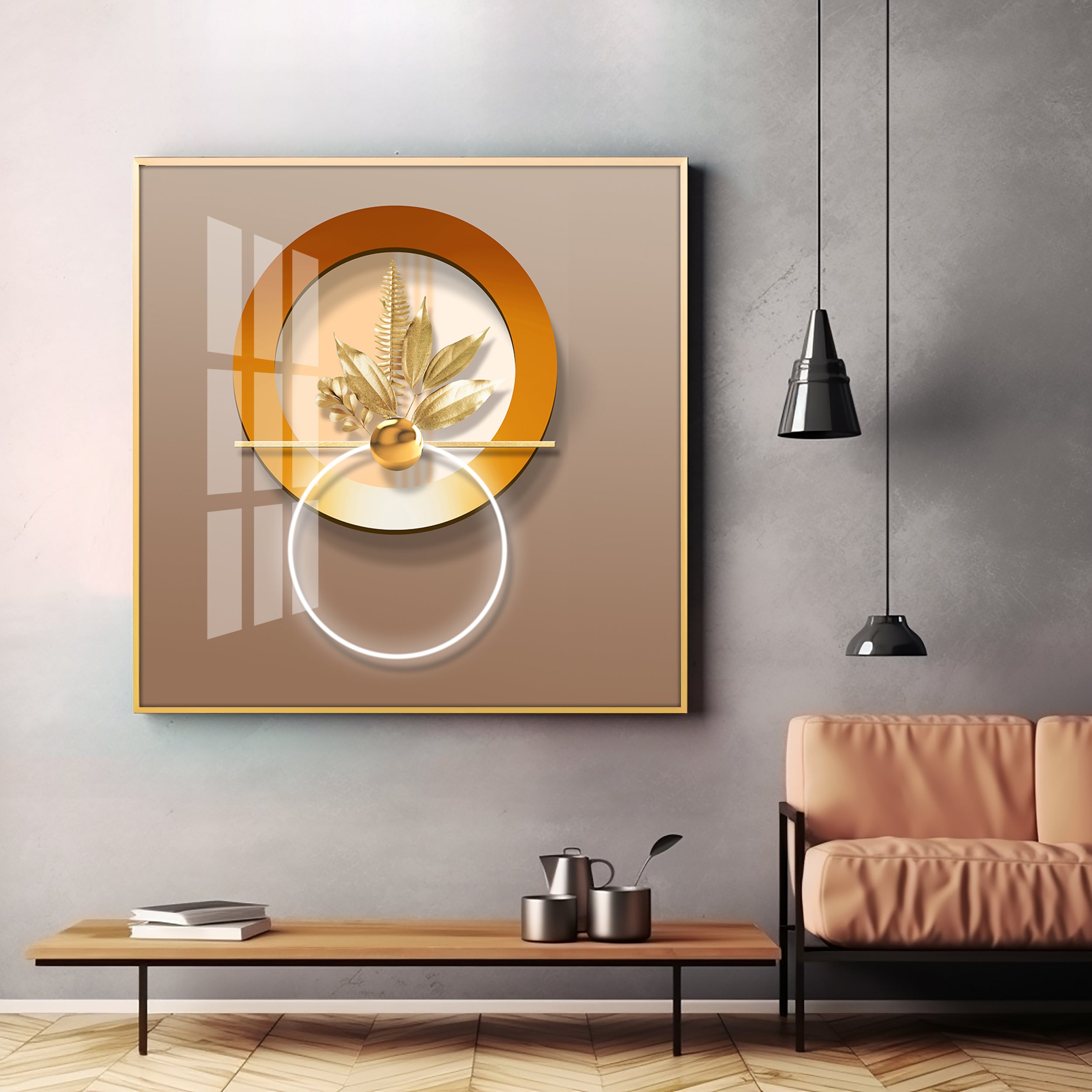 Symbolizing Nature & Elegance Premium Acrylic Square Wall Art