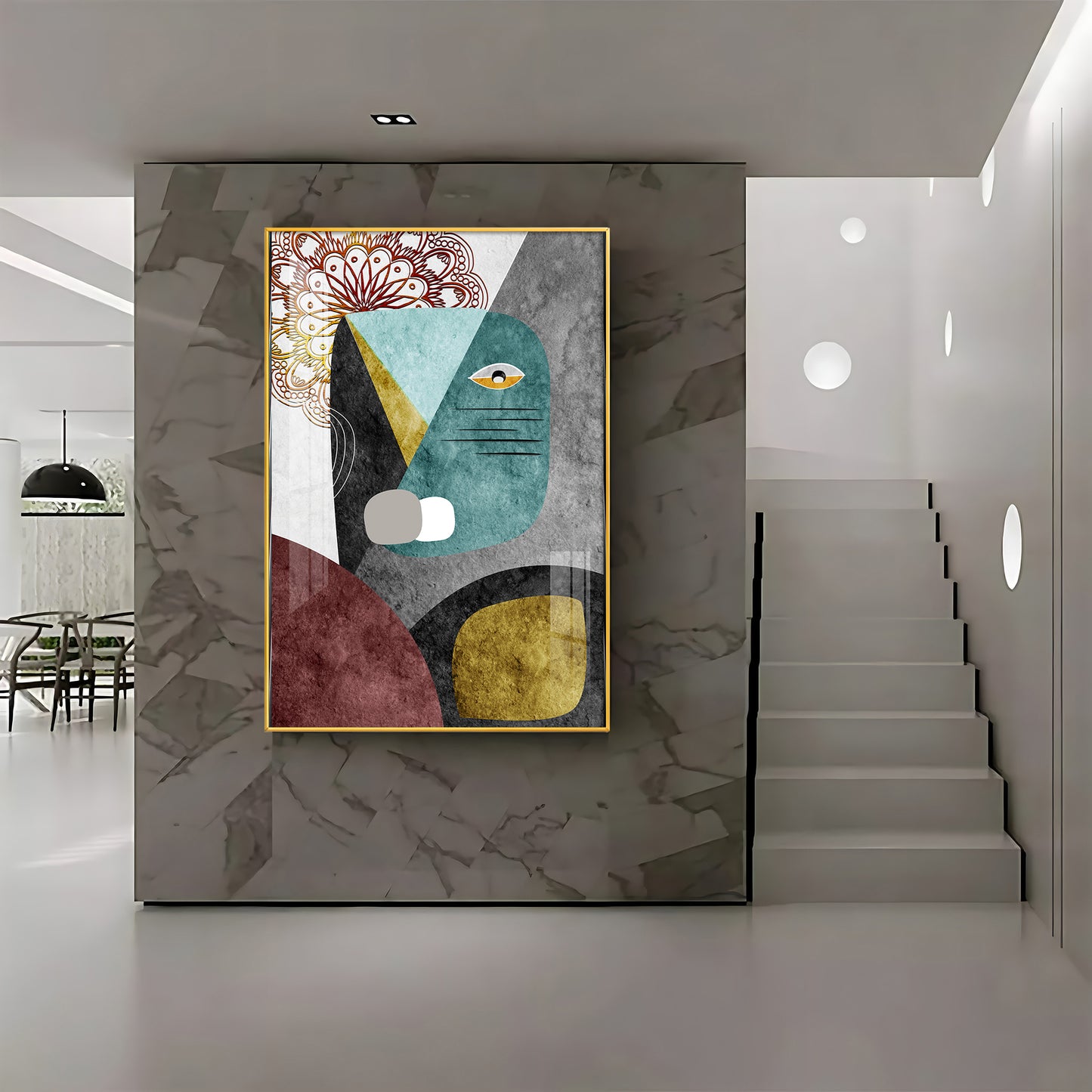 Nature's Harmony Premium Acrylic Vertical Wall Art