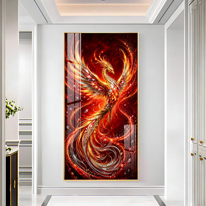 Beautiful Phoenix Premium Acrylic Vertical Wall Art