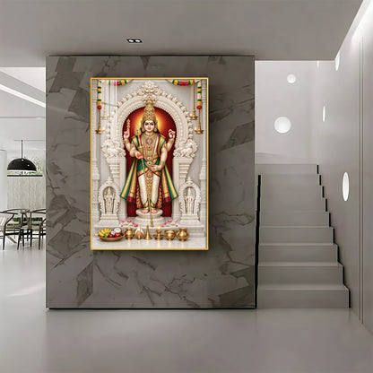 Murugan With Vel Premium Acrylic Vertical Wall Art