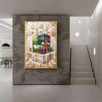 Al-Masjid An-Nabawi Premium Acrylic Vertical Wall Art