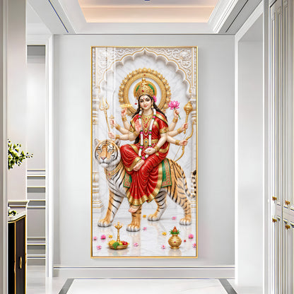Maa Ambika Premium Acrylic Vertical Wall Art