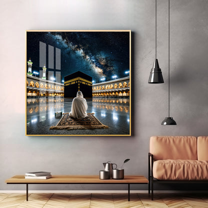 Kaaba Mecca Premium Acrylic Square Wall Art