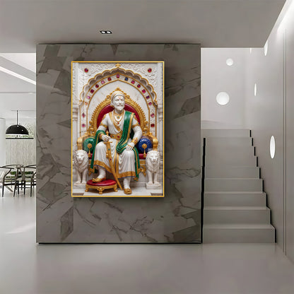 Chatrapati Shivaji Maharaj Premium Acrylic Vertical Wall Art