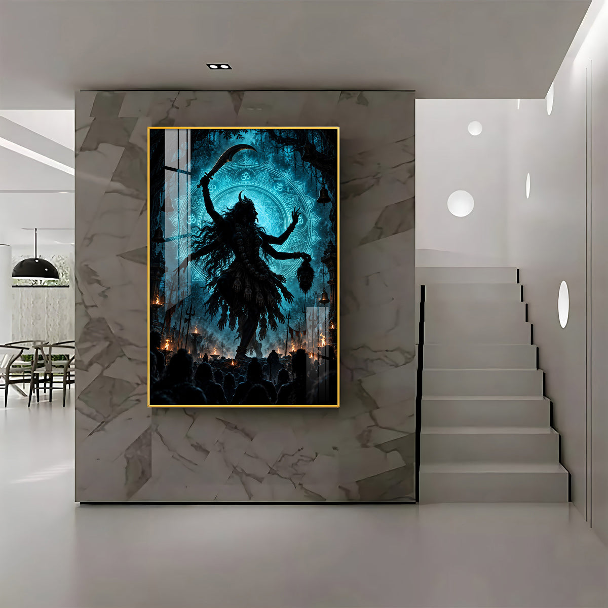 Mata Kalaratri Premium Acrylic Vertical Wall Art