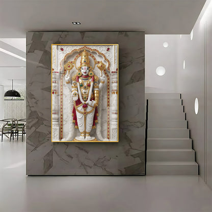 Divine Lord Murungan Ji Premium Acrylic Vertical Wall Art