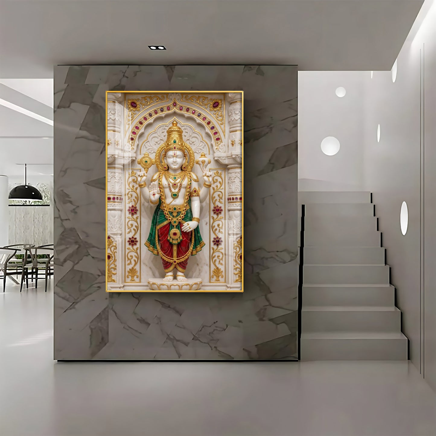 Bhagwan Murugan Premium Acrylic Vertical Wall Art