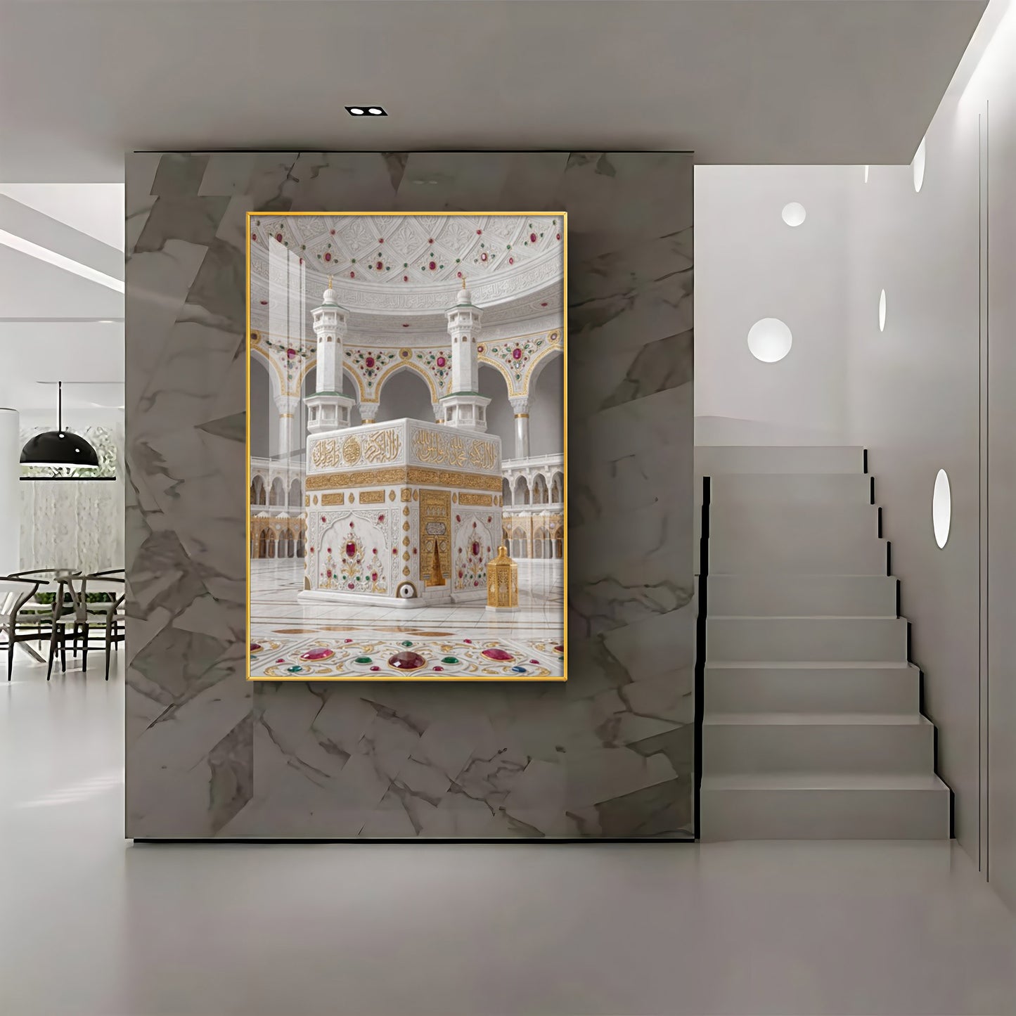 Masjid al-Haram in Mecca Premium Acrylic Vertical Wall Art