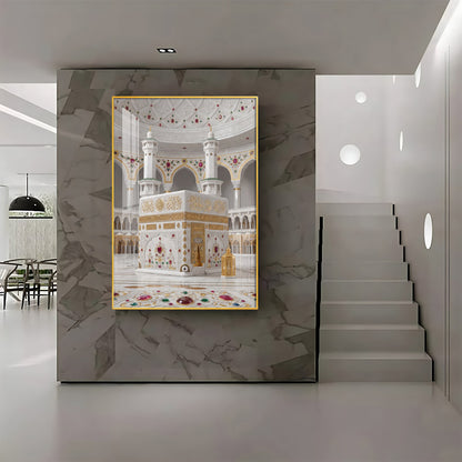 Masjid al-Haram in Mecca Premium Acrylic Vertical Wall Art