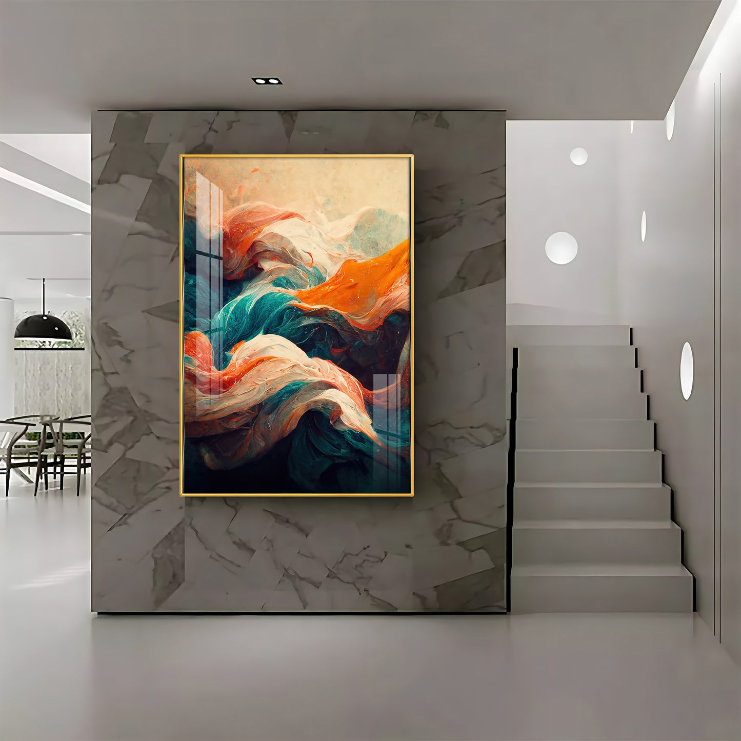 Colorwave Bliss Premium Acrylic Vertical Wall Art