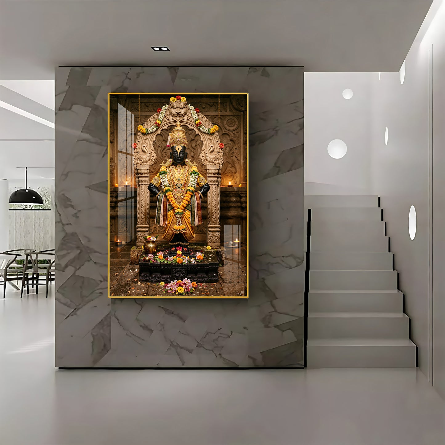 Pandurang Vittha Premium Acrylic Vertical Wall Art