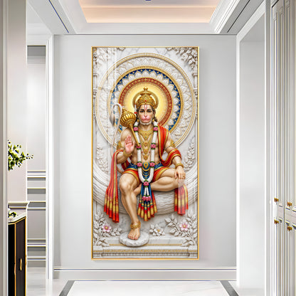 Sankat Mochan Premium Acrylic Vertical Wall Art