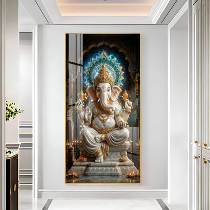 Ganesha Essence Premium Acrylic Vertical Wall Art