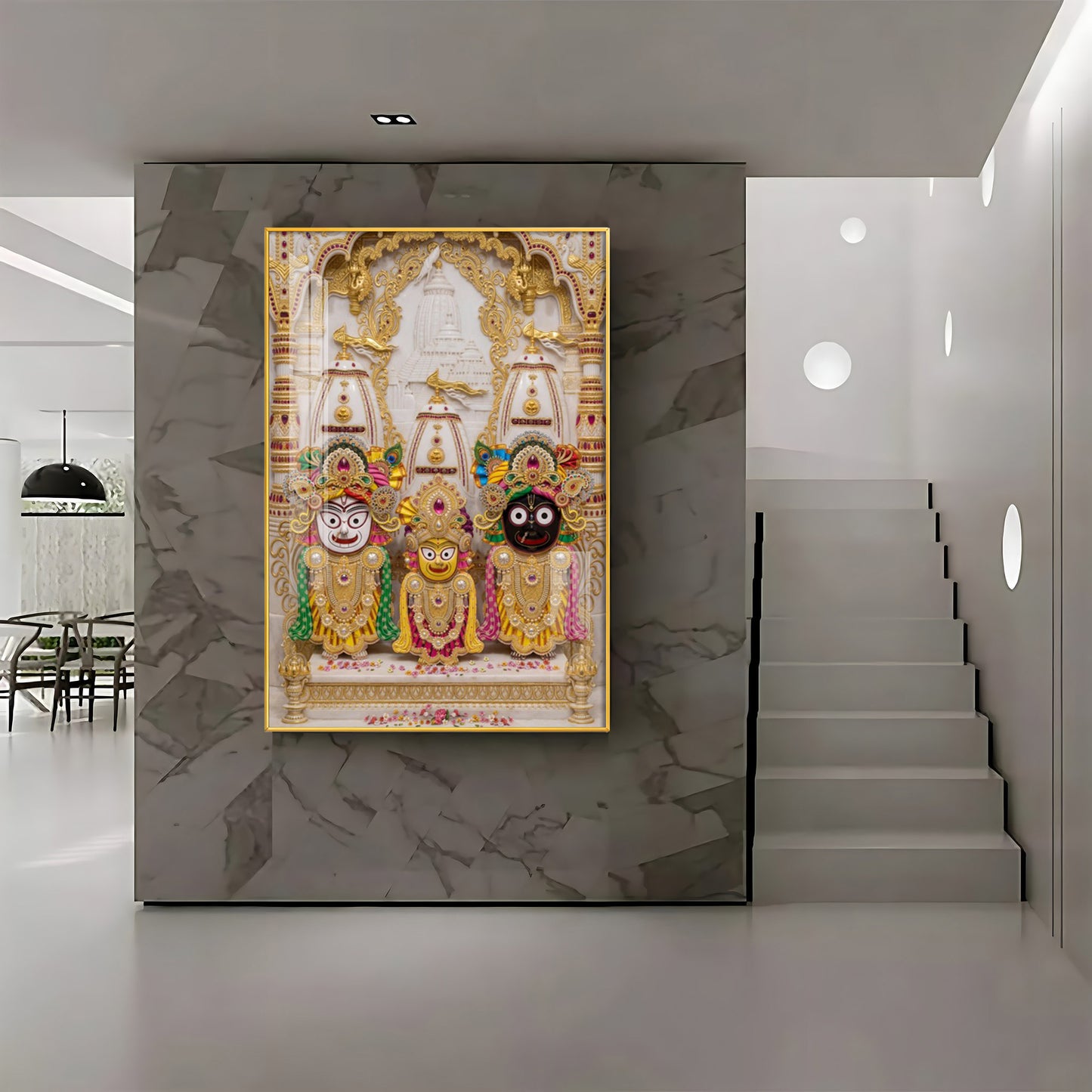 Jagannath Prabhu Serenity Premium Acrylic Vertical Wall Art